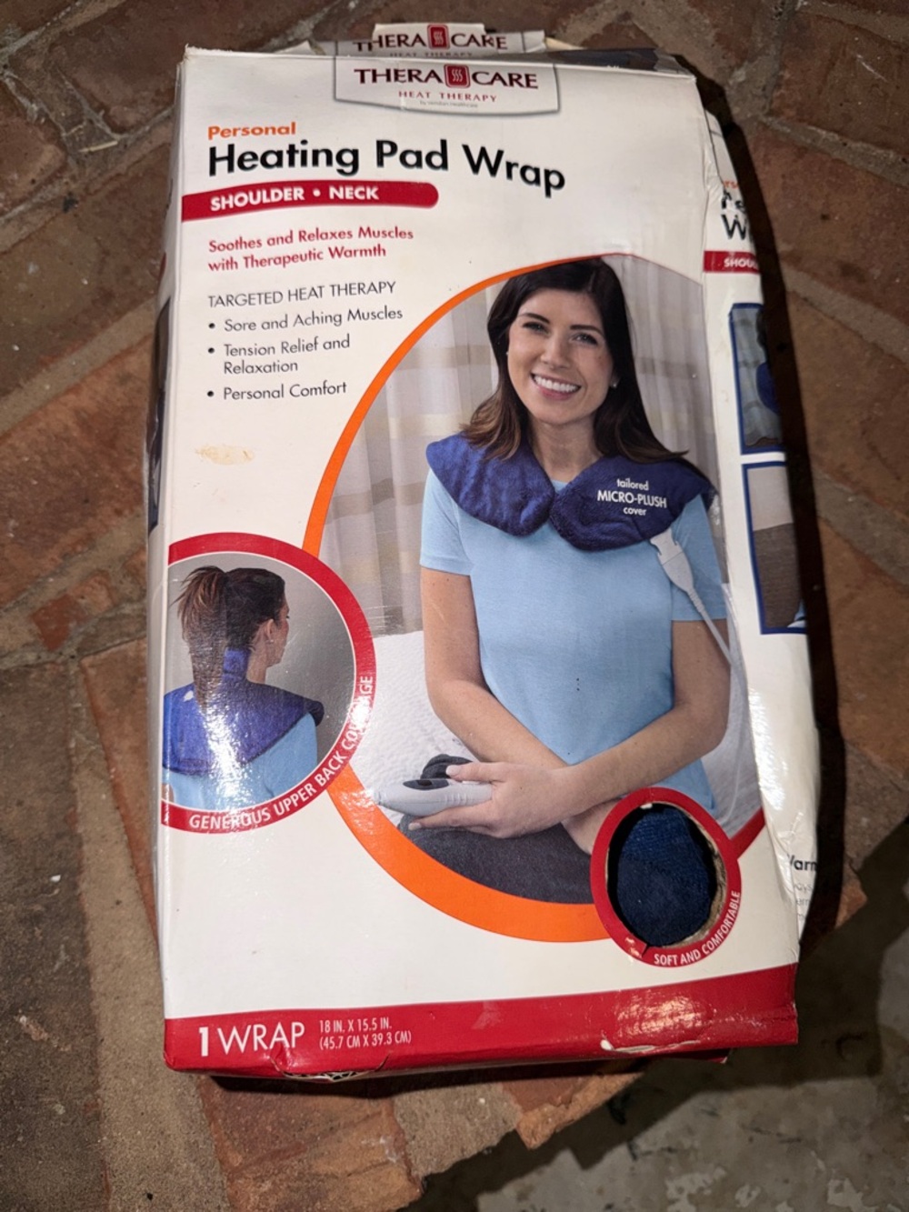 Persona Heating Pad Wrap - Blue Shoulder/Neck Comfort